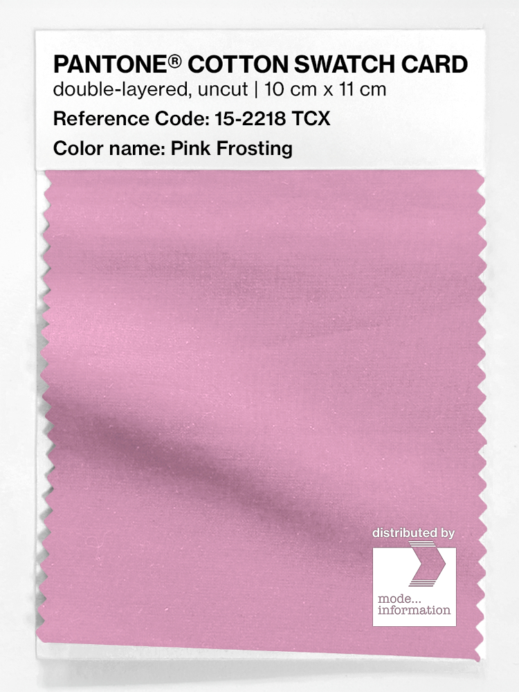 Artikelbild 1 des Artikels “PANTONE® COTTON SWATCH CARD 15-2218 TCX Pink Frosting “
