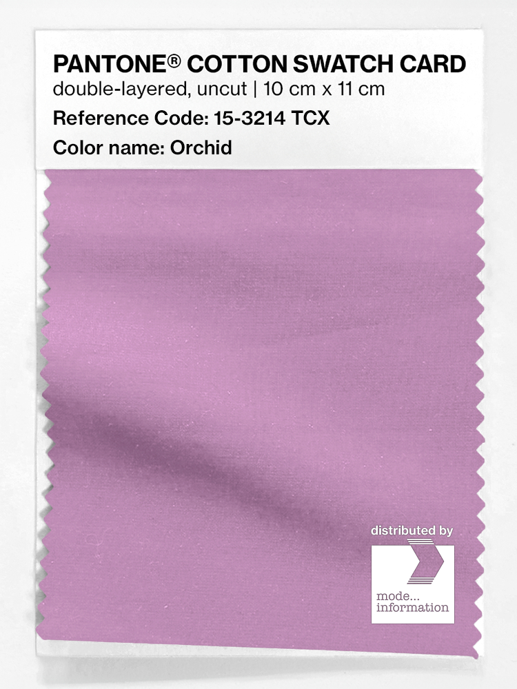 Product image 1 of the product “PANTONE® COTTON SWATCH CARD 15-3214 TCX Orchid ”