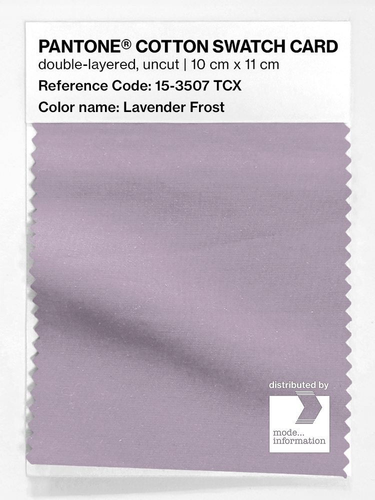 Artikelbild 1 des Artikels “PANTONE® COTTON SWATCH CARD 15-3507 TCX Lavender Frost “