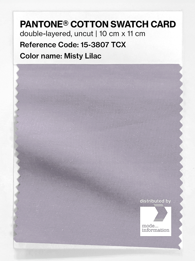 Artikelbild 1 des Artikels “PANTONE® COTTON SWATCH CARD 15-3807 TCX Misty Lilac “