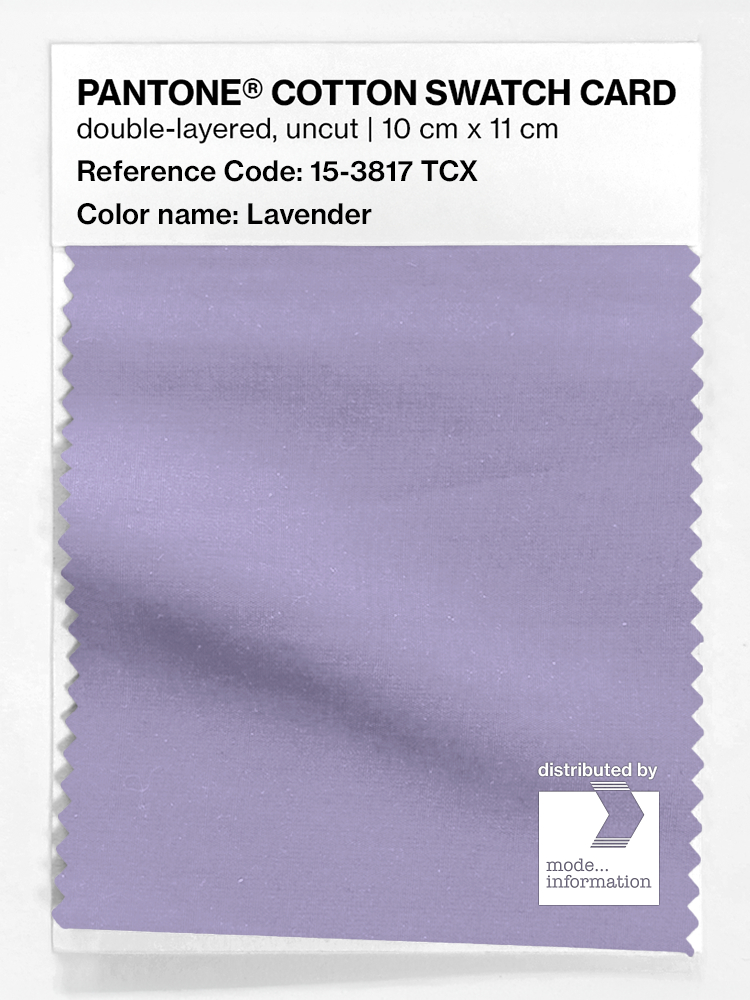 Artikelbild 1 des Artikels “PANTONE® COTTON SWATCH CARD 15-3817 TCX Lavender “