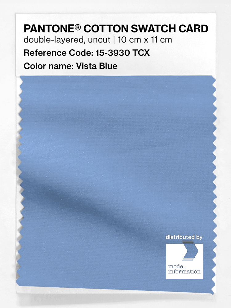 Artikelbild 1 des Artikels “PANTONE® COTTON SWATCH CARD 15-3930 TCX Vista Blue “