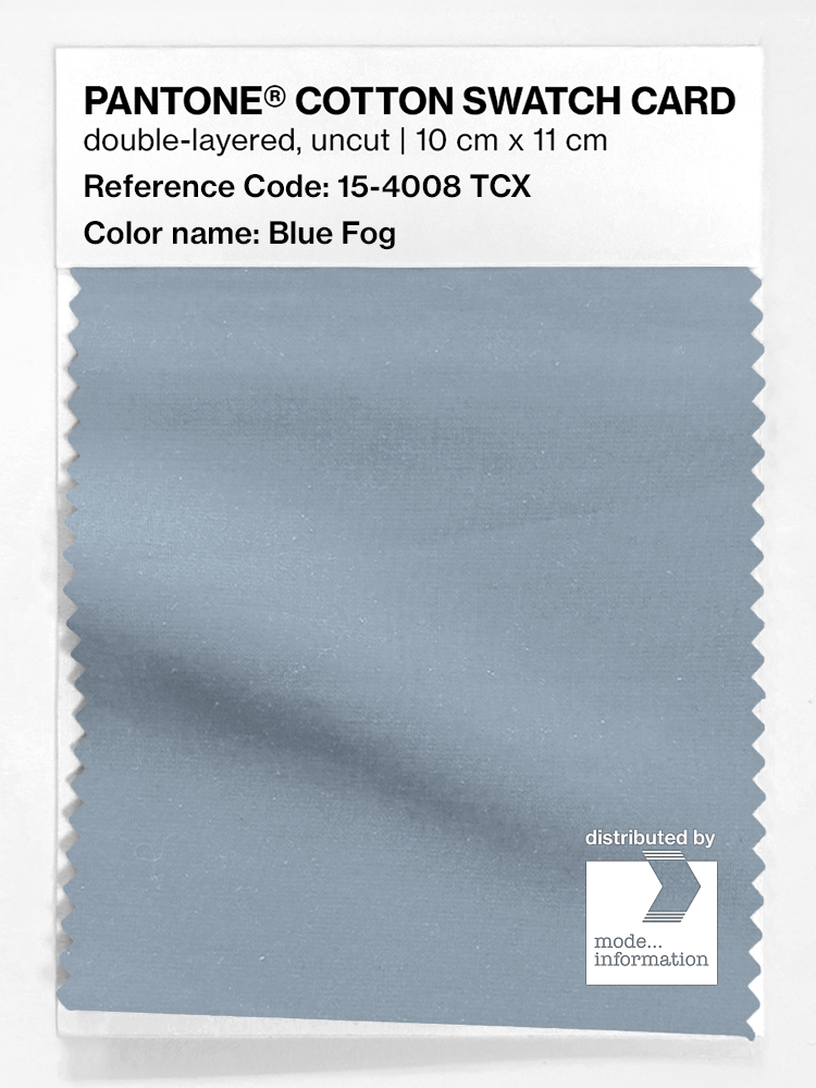 Product image 1 of the product “PANTONE® COTTON SWATCH CARD 15-4008 TCX Blue Fog ”