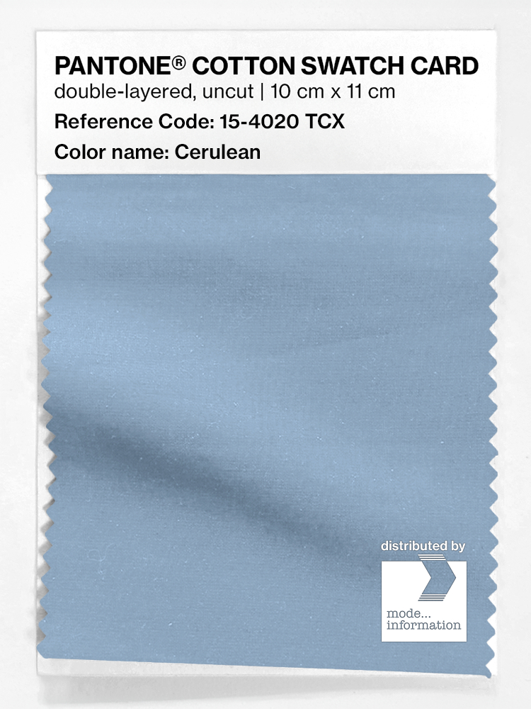 Artikelbild 1 des Artikels “PANTONE® COTTON SWATCH CARD 15-4020 TCX Cerulean “