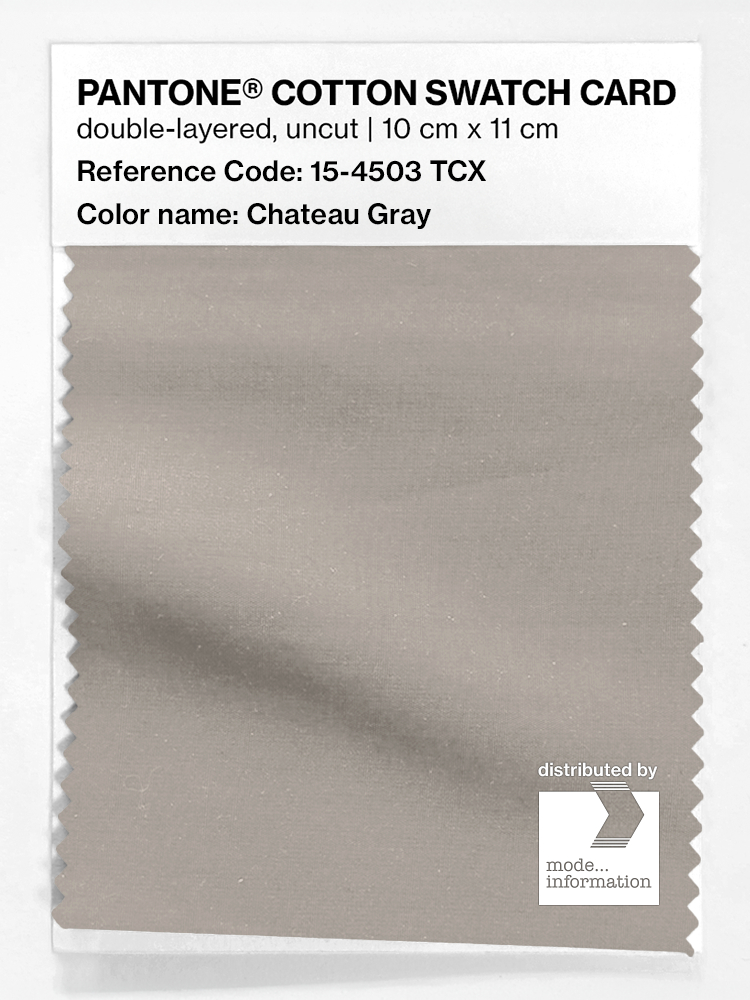 Artikelbild 1 des Artikels “PANTONE® COTTON SWATCH CARD 15-4503 TCX Chateau Gray “