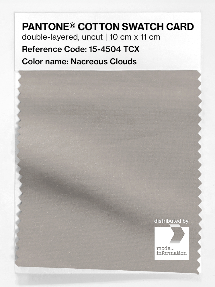 Artikelbild 1 des Artikels “PANTONE® COTTON SWATCH CARD 15-4504 TCX Nacreous Clouds “