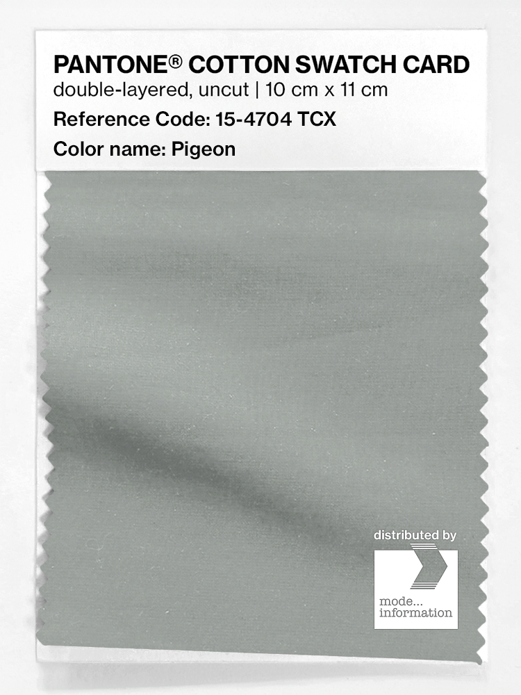 Artikelbild 1 des Artikels “PANTONE® COTTON SWATCH CARD 15-4704 TCX Pigeon “