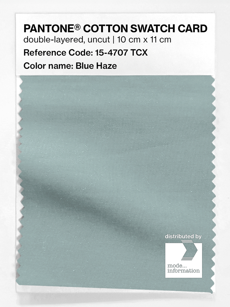 Artikelbild 1 des Artikels “PANTONE® COTTON SWATCH CARD 15-4707 TCX Blue Haze “