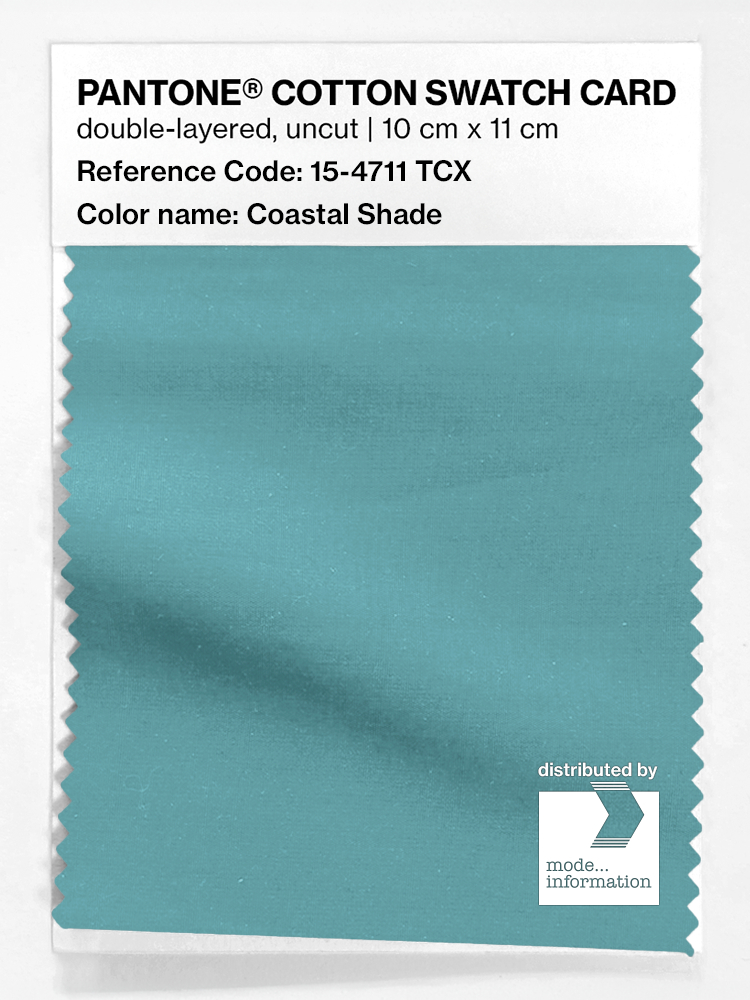 Artikelbild 1 des Artikels “PANTONE® COTTON SWATCH CARD 15-4711 TCX Coastal Shade “