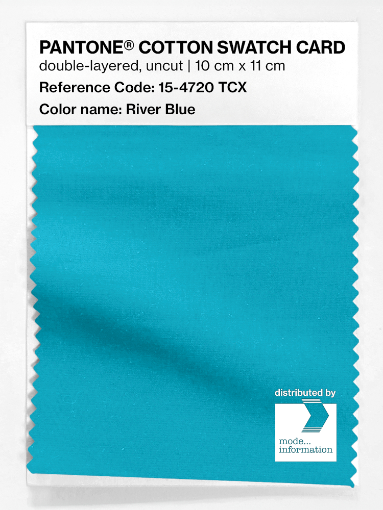 Artikelbild 1 des Artikels “PANTONE® COTTON SWATCH CARD 15-4720 TCX River Blue “