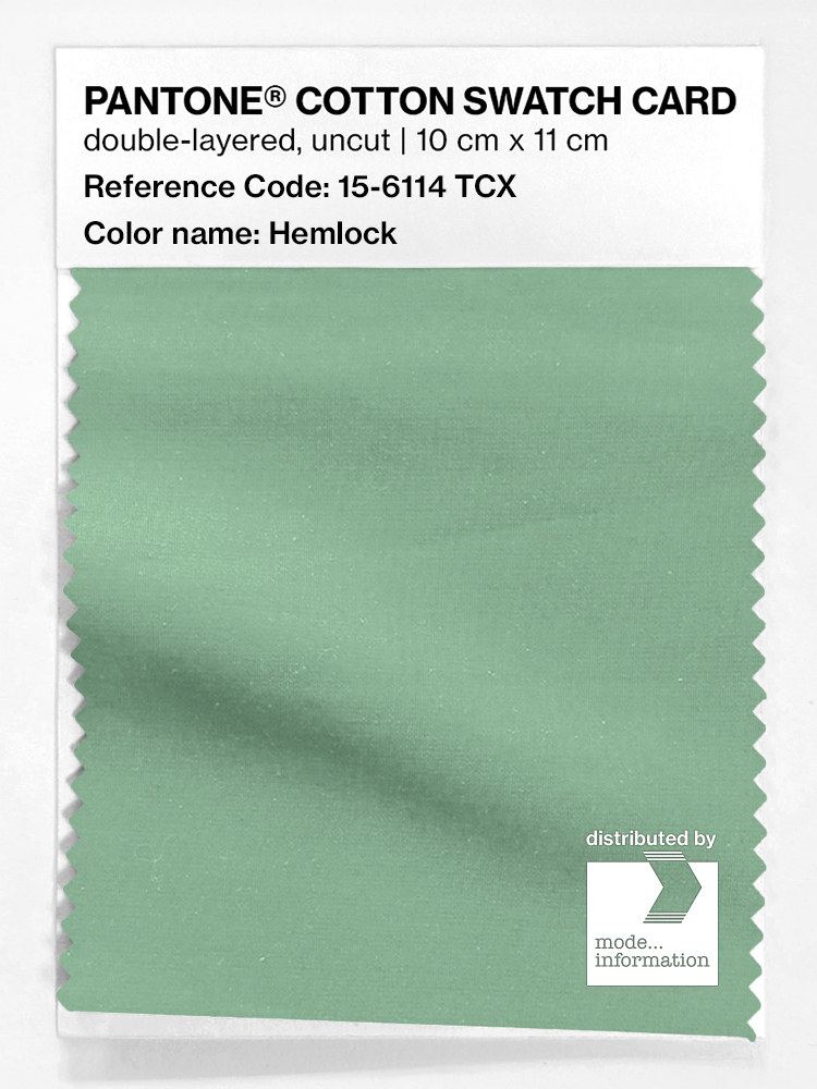 Artikelbild 1 des Artikels “PANTONE® COTTON SWATCH CARD 15-6114 TCX Hemlock “