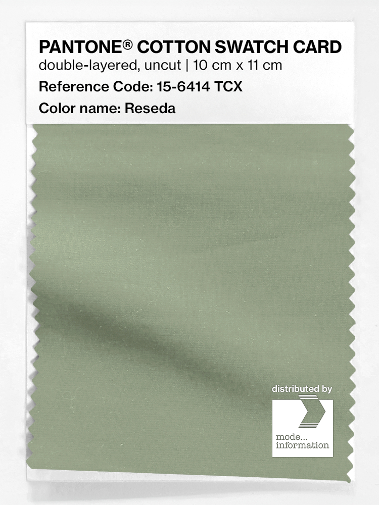Artikelbild 1 des Artikels “PANTONE® COTTON SWATCH CARD 15-6414 TCX Reseda “