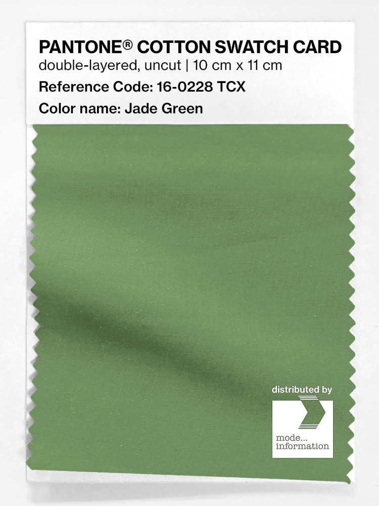 Artikelbild 1 des Artikels “PANTONE® COTTON SWATCH CARD 16-0228 TCX Jade Green “
