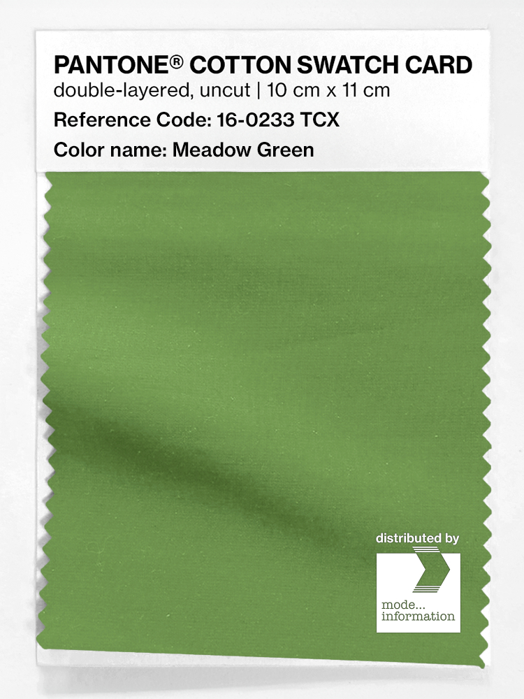 Artikelbild 1 des Artikels “PANTONE® COTTON SWATCH CARD 16-0233 TCX Meadow Green “