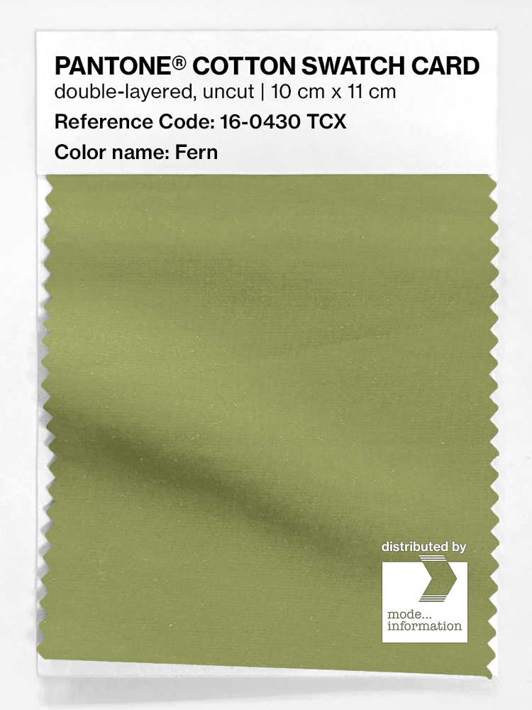 Artikelbild 1 des Artikels “PANTONE® COTTON SWATCH CARD 16-0430 TCX Fern “