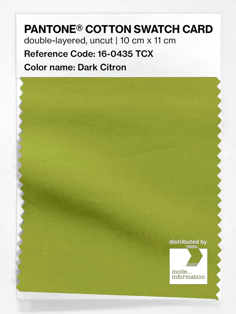 Artikelbild 1 des Artikels “PANTONE® COTTON SWATCH CARD 16-0435 TCX Dark Citron “