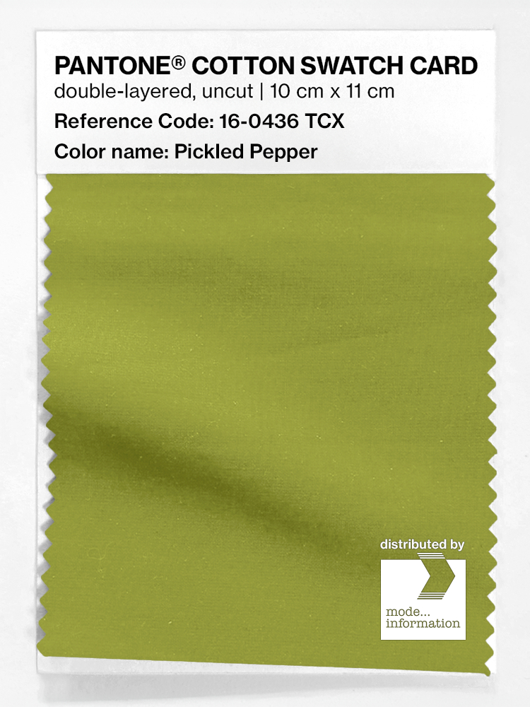 Artikelbild 1 des Artikels “PANTONE® COTTON SWATCH CARD 16-0436 TCX Pickled Pepper “