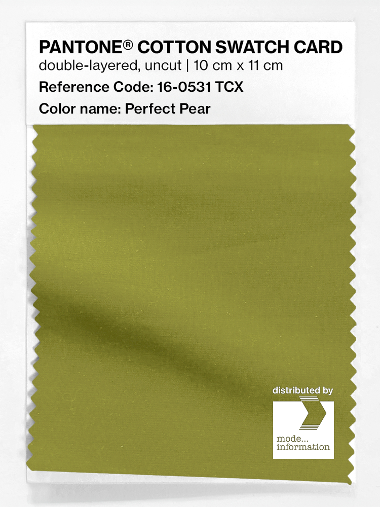 Artikelbild 1 des Artikels “PANTONE® COTTON SWATCH CARD 16-0531 TCX Perfect Pear “