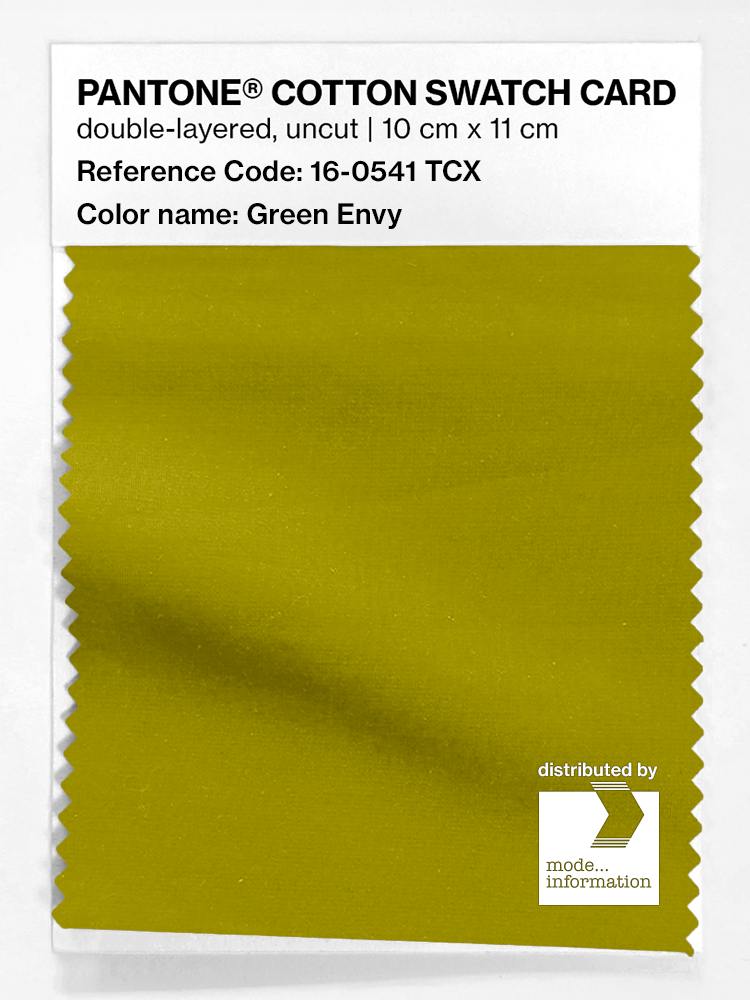 Artikelbild 1 des Artikels “PANTONE® COTTON SWATCH CARD 16-0541 TCX Green Envy “
