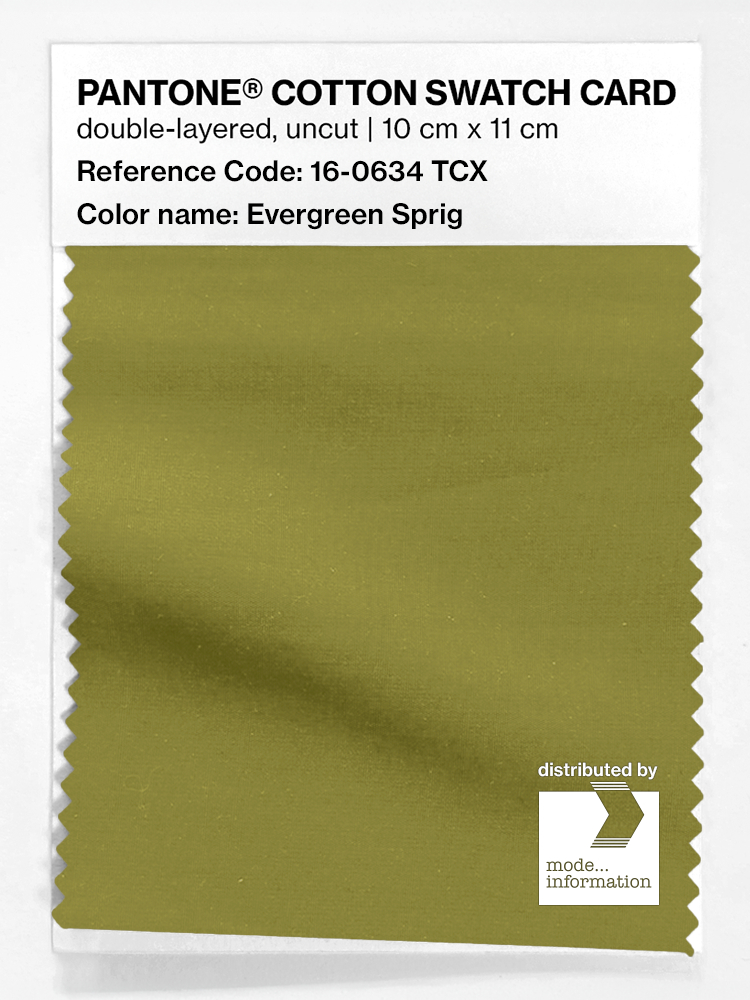 Artikelbild 1 des Artikels “PANTONE® COTTON SWATCH CARD 16-0634 TCX Evergreen Sprig “