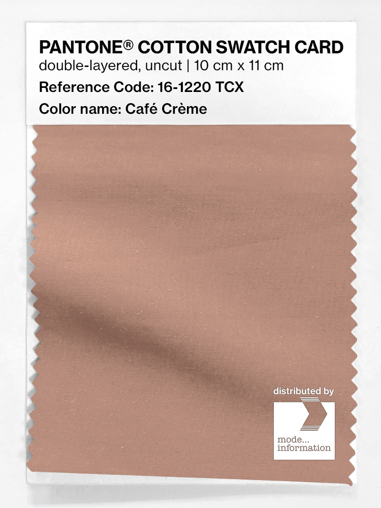 Artikelbild 1 des Artikels “PANTONE® COTTON SWATCH CARD 16-1220 TCX Café Crème “