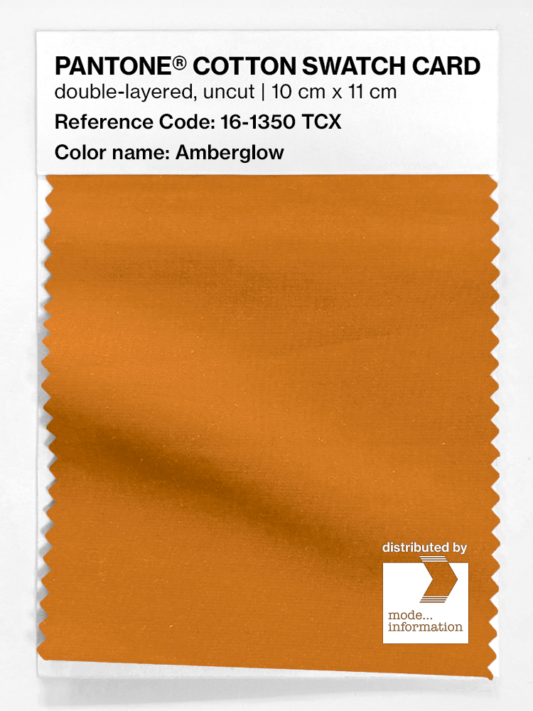 Artikelbild 1 des Artikels “PANTONE® COTTON SWATCH CARD 16-1350 TCX Amberglow “