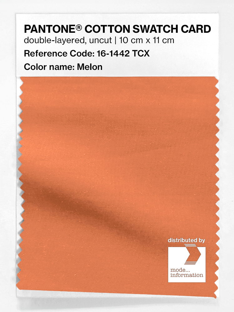 Artikelbild 1 des Artikels “PANTONE® COTTON SWATCH CARD 16-1442 TCX Melon “