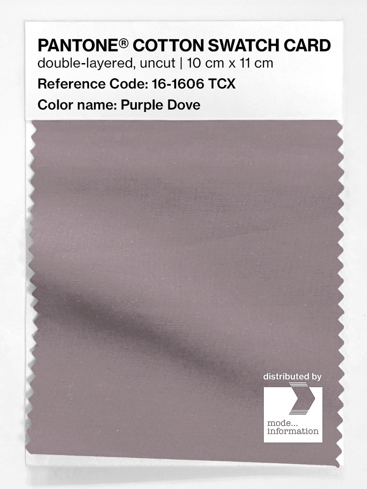 Artikelbild 1 des Artikels “PANTONE® COTTON SWATCH CARD 16-1606 TCX Purple Dove “