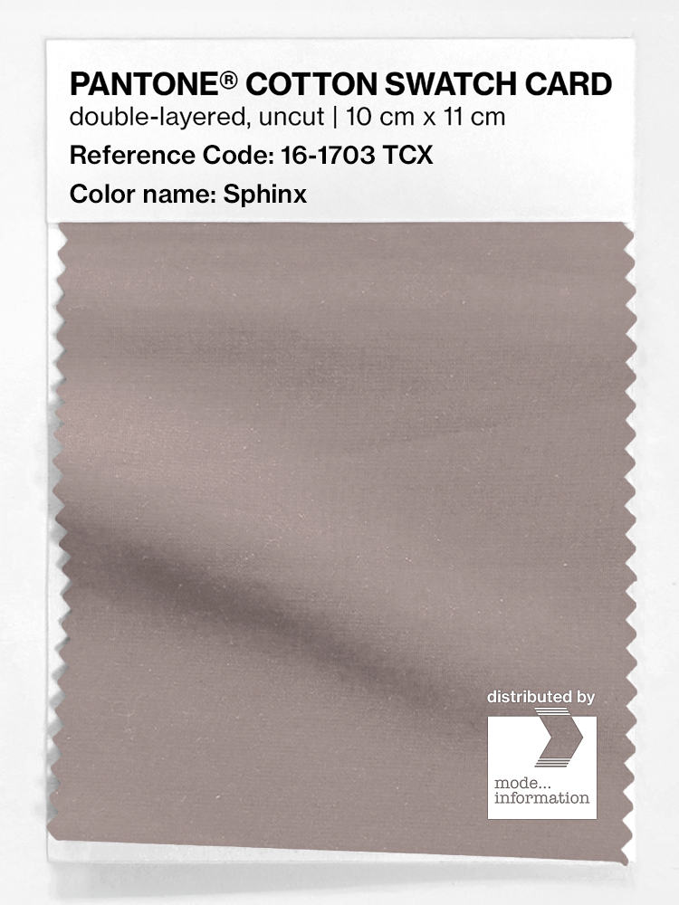 Artikelbild 1 des Artikels “PANTONE® COTTON SWATCH CARD 16-1703 TCX Sphinx “