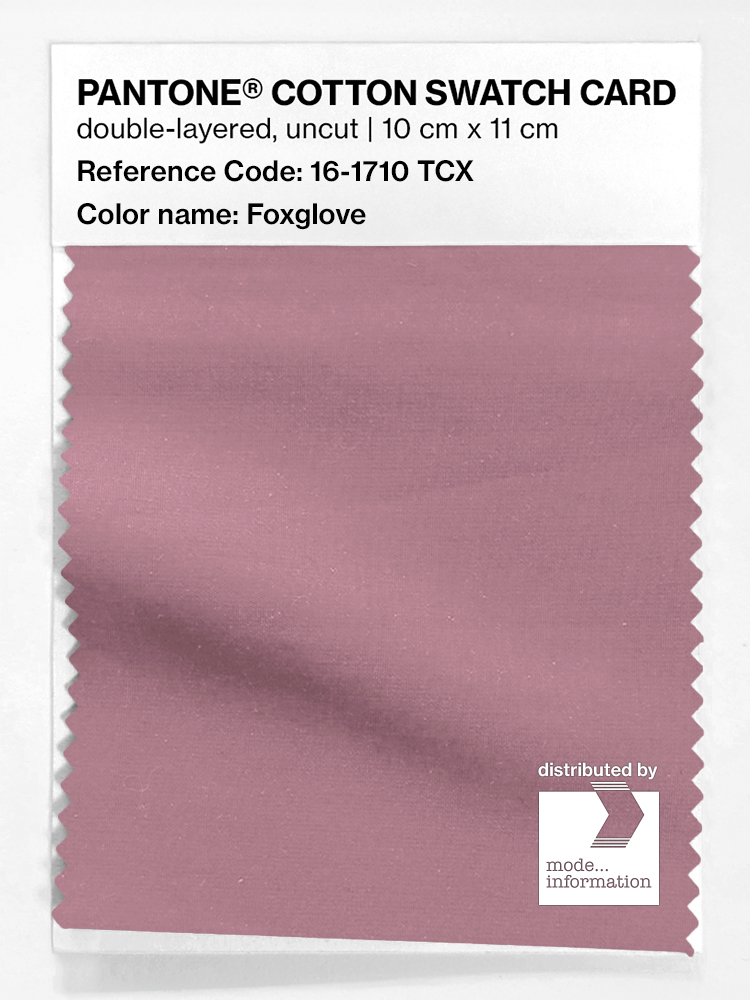 Artikelbild 1 des Artikels “PANTONE® COTTON SWATCH CARD 16-1710 TCX Foxglove “