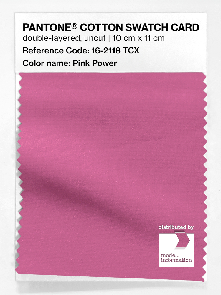 Artikelbild 1 des Artikels “PANTONE® COTTON SWATCH CARD 16-2118 TCX Pink Power “
