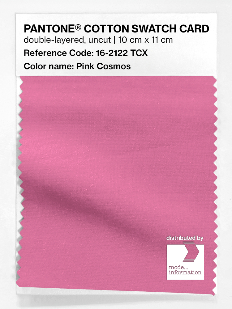 Artikelbild 1 des Artikels “PANTONE® COTTON SWATCH CARD 16-2122 TCX Pink Cosmos “