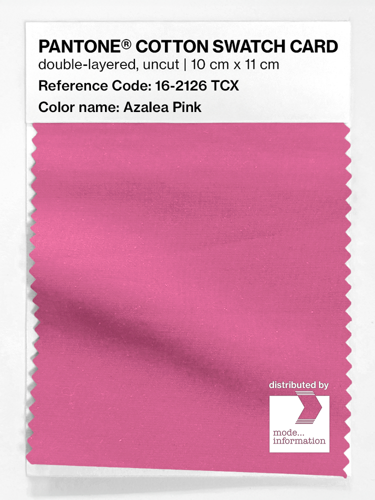 Artikelbild 1 des Artikels “PANTONE® COTTON SWATCH CARD 16-2126 TCX Azalea Pink “
