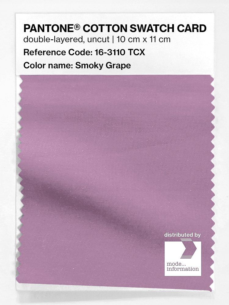 Artikelbild 1 des Artikels “PANTONE® COTTON SWATCH CARD 16-3110 TCX Smoky Grape “