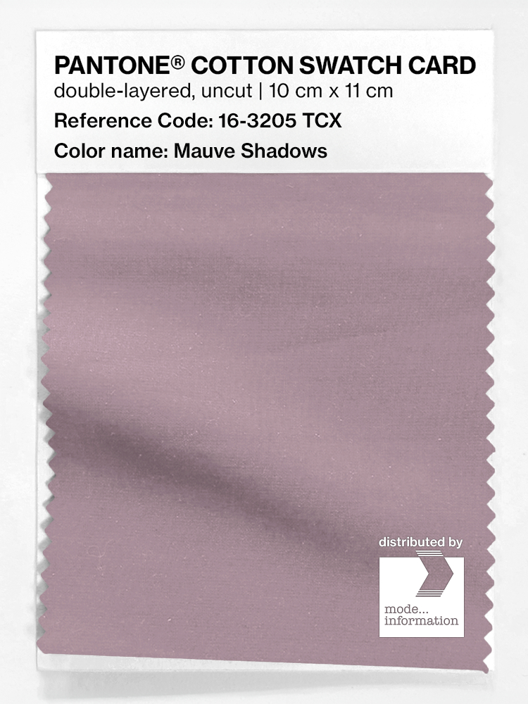 Artikelbild 1 des Artikels “PANTONE® COTTON SWATCH CARD 16-3205 TCX Mauve Shadows “