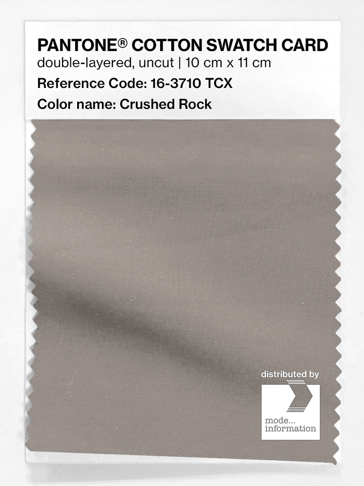 Artikelbild 1 des Artikels “PANTONE® COTTON SWATCH CARD 16-3710 TCX Crushed Rock “
