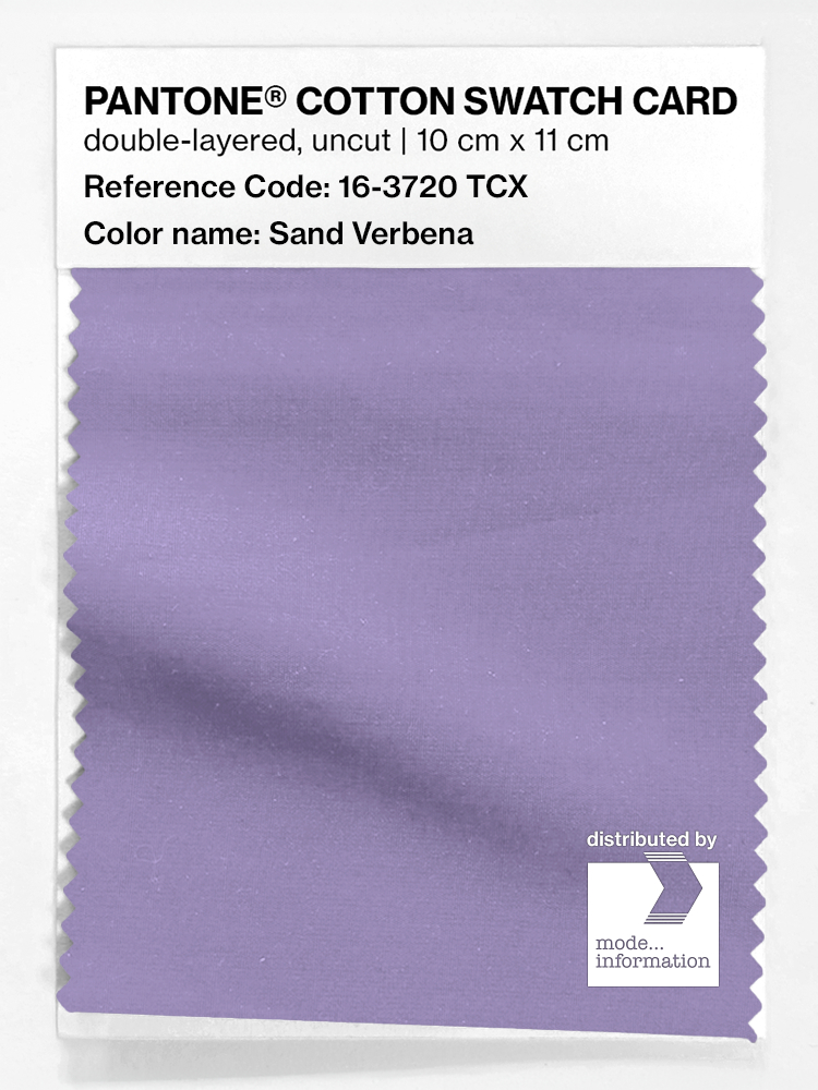 Artikelbild 1 des Artikels “PANTONE® COTTON SWATCH CARD 16-3720 TCX Sand Verbena “