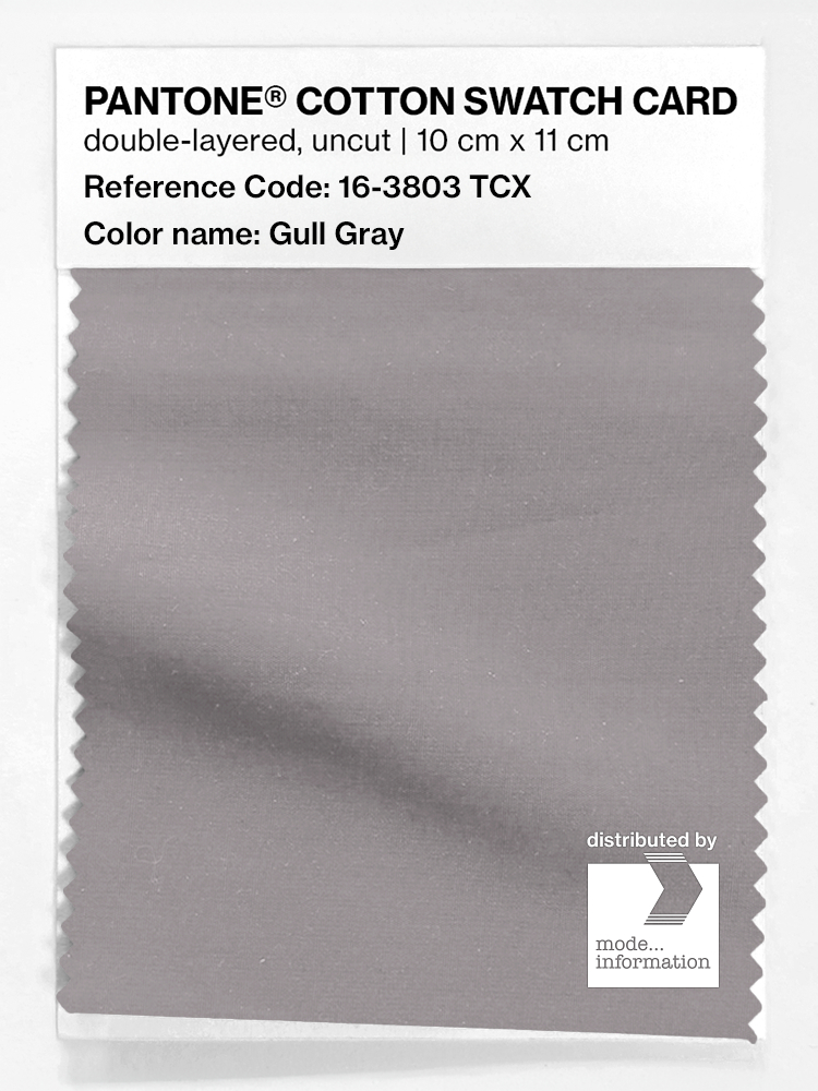 Artikelbild 1 des Artikels “PANTONE® COTTON SWATCH CARD 16-3803 TCX Gull Gray “
