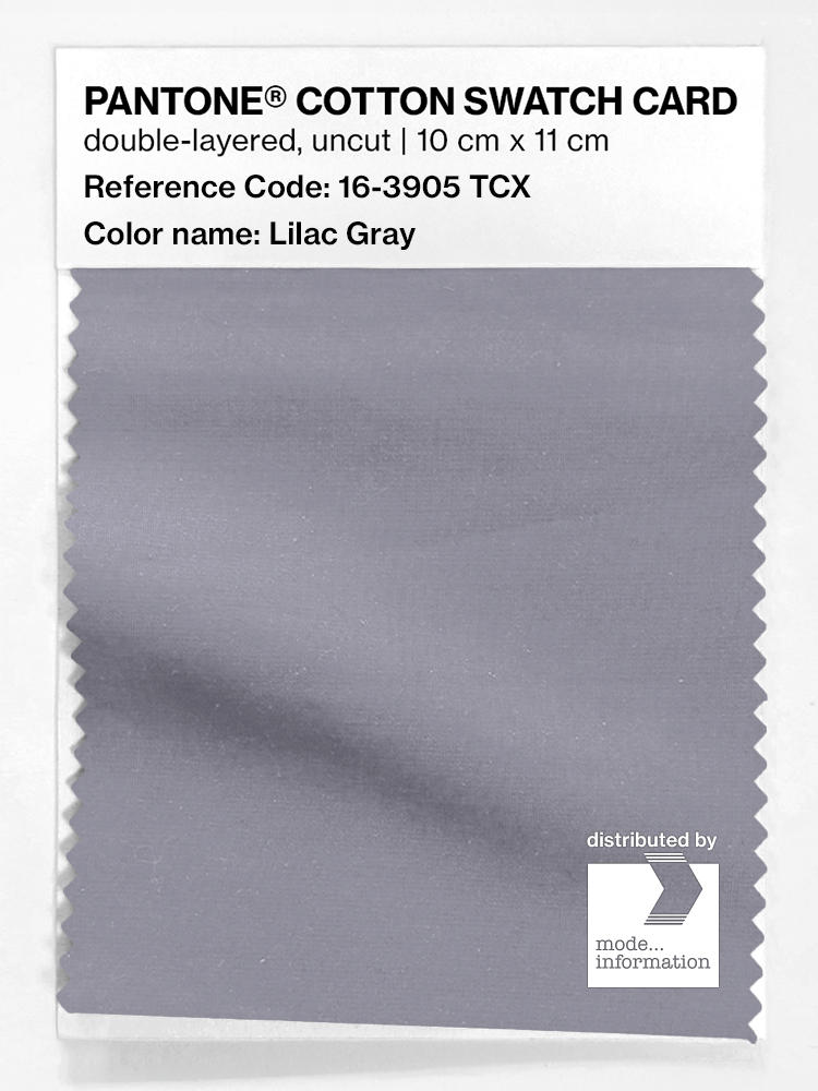 Artikelbild 1 des Artikels “PANTONE® COTTON SWATCH CARD 16-3905 TCX Lilac Gray “