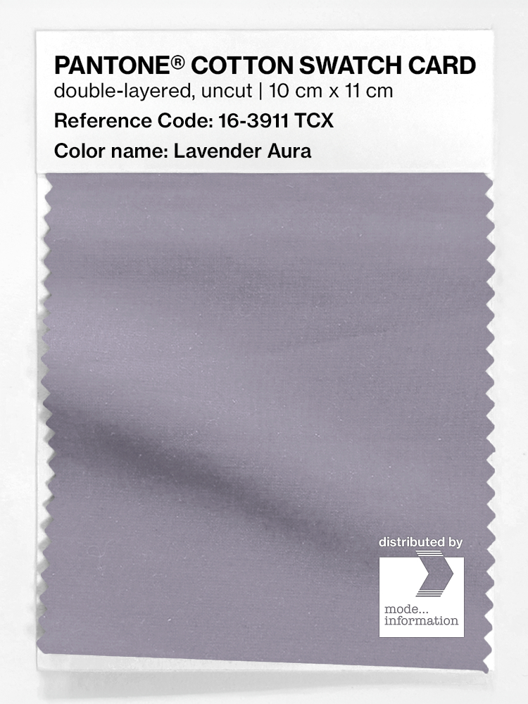 Product image 1 of the product “PANTONE® COTTON SWATCH CARD 16-3911 TCX Lavender Aura ”