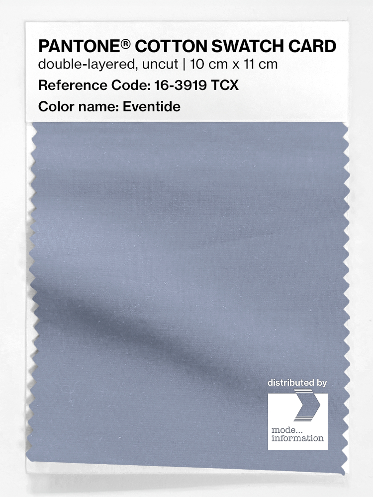 Product image 1 of the product “PANTONE® COTTON SWATCH CARD 16-3919 TCX Eventide ”