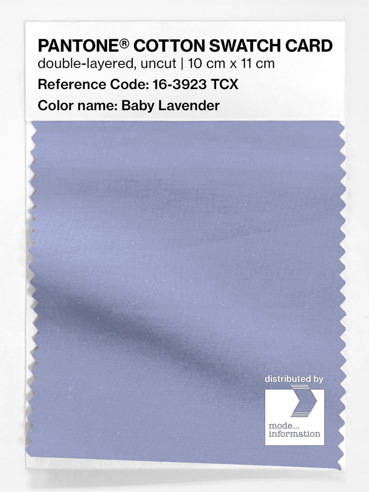 Artikelbild 1 des Artikels “PANTONE® COTTON SWATCH CARD 16-3923 TCX Baby Lavender “
