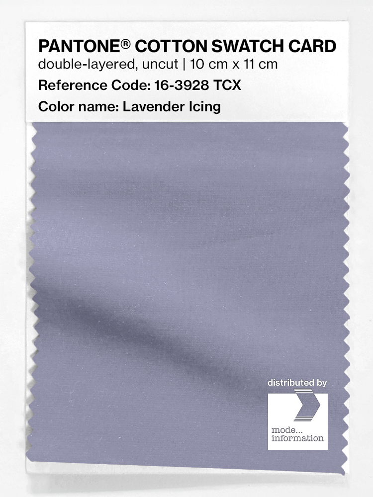 Artikelbild 1 des Artikels “PANTONE® COTTON SWATCH CARD 16-3928 TCX Lavender Icing “