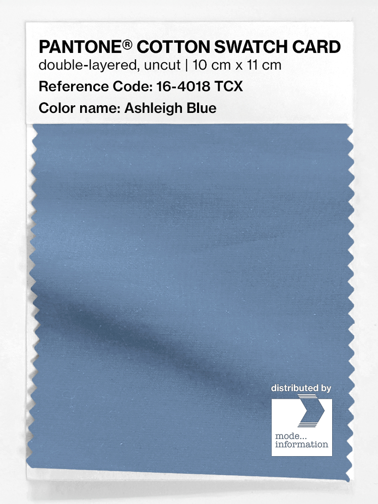 Artikelbild 1 des Artikels “PANTONE® COTTON SWATCH CARD 16-4018 TCX Ashleigh Blue “