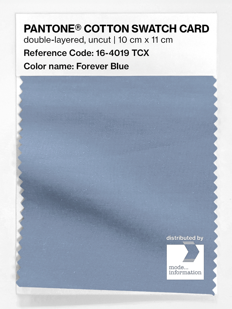 Artikelbild 1 des Artikels “PANTONE® COTTON SWATCH CARD 16-4019 TCX Forever Blue “