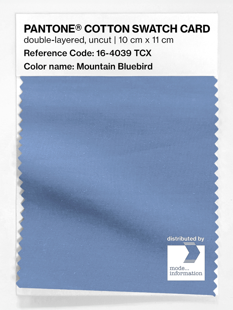 Artikelbild 1 des Artikels “PANTONE® COTTON SWATCH CARD 16-4039 TCX Mountain Bluebird “