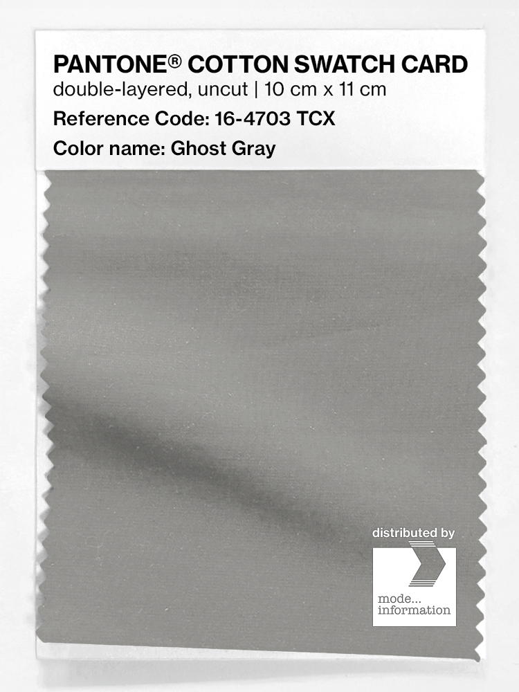 Artikelbild 1 des Artikels “PANTONE® COTTON SWATCH CARD 16-4703 TCX Ghost Gray “