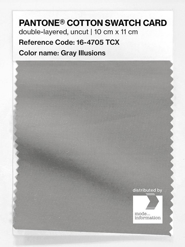 Artikelbild 1 des Artikels “PANTONE® COTTON SWATCH CARD 16-4705 TCX Gray Illusions “
