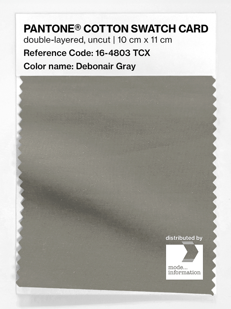Artikelbild 1 des Artikels “PANTONE® COTTON SWATCH CARD 16-4803 TCX Debonair Gray “
