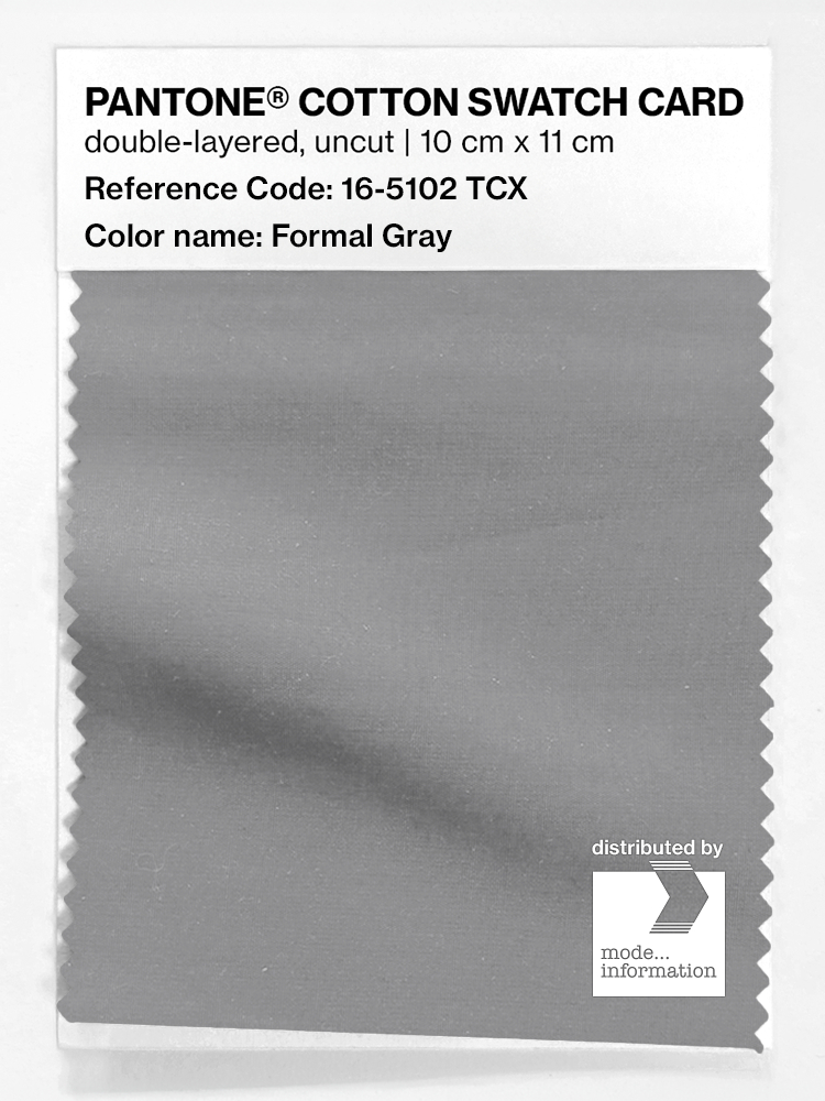 Artikelbild 1 des Artikels “PANTONE® COTTON SWATCH CARD 16-5102 TCX Formal Gray “